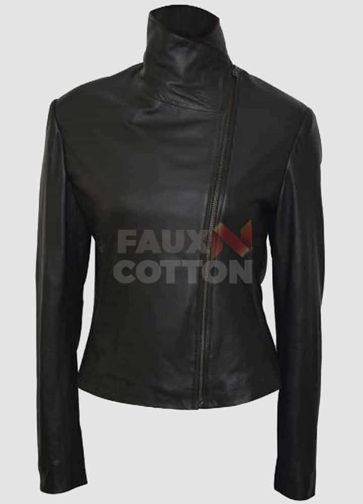 Defiance Julie Benz Black Leather Jacket
